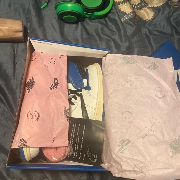 Jordan 1 Travis Scott fragments. Size 10 - Picture 1 of 3